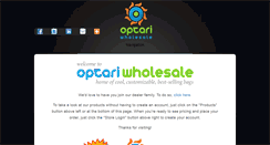 Desktop Screenshot of optariwholesale.com